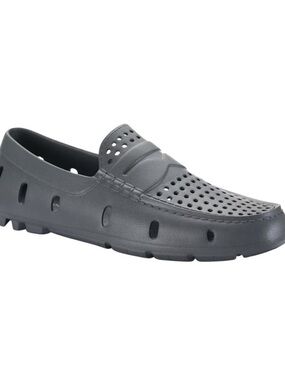 Club Room Men's Atlas Perforated Driver Loafer Gray Size 8
